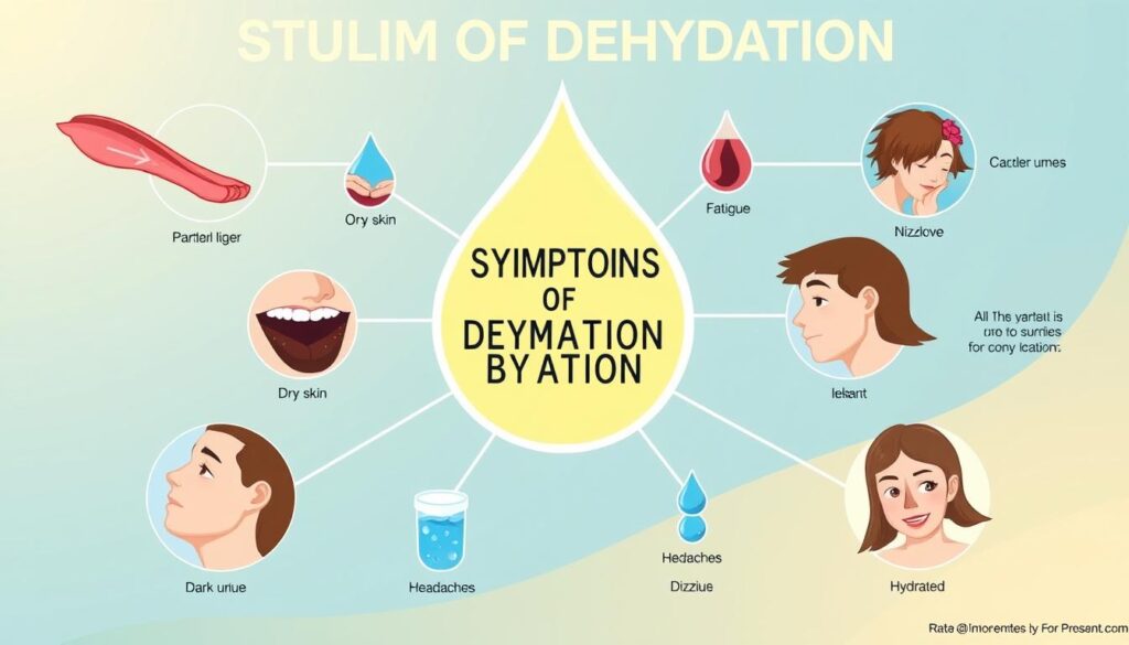 Dehydration Symptoms Infographic